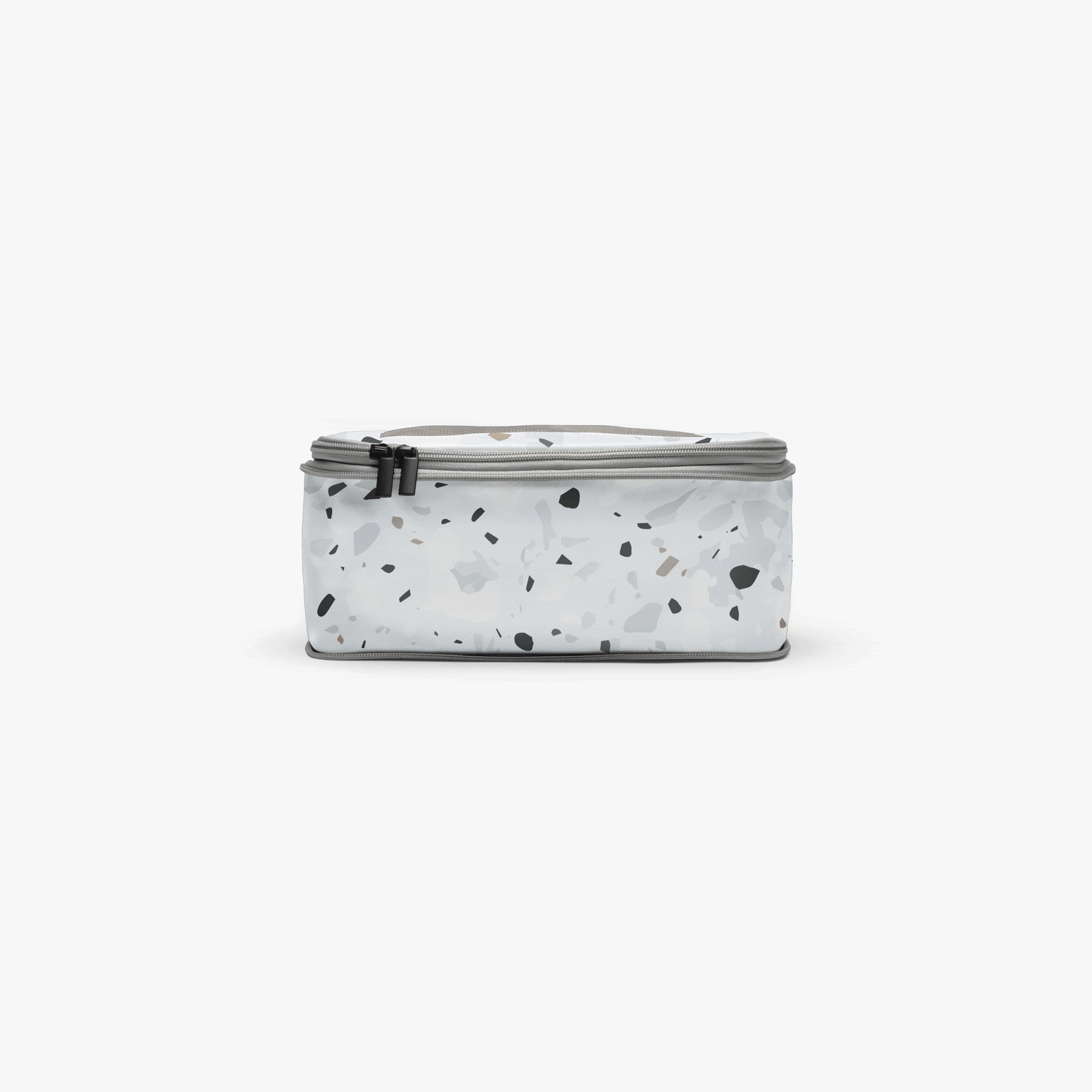 Set of Four / Terrazzo Light Grey | Compressible Packing Cubes set of four in Terrazzo Light Grey